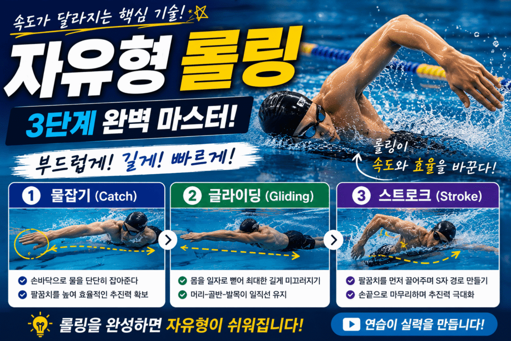 자유형 롤링